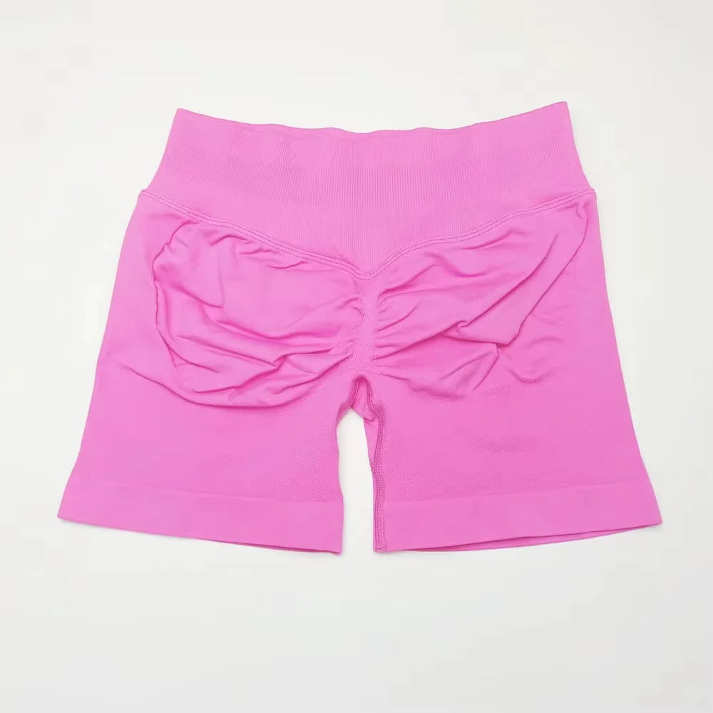 NCLAGEN Seamless Shorts – Figurbetonter Scrunch-Effekt für Gym & Alltag, Nahtloser Sitz & sexy Kurven beim Training
