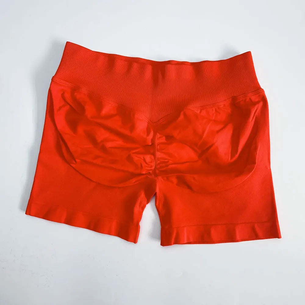 NCLAGEN Seamless Shorts – Figurbetonter Scrunch-Effekt für Gym & Alltag, Nahtloser Sitz & sexy Kurven beim Training
