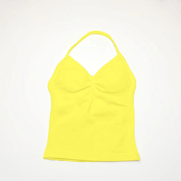 NCLAGEN Sexy Yoga & Gym Top – Halter-Design mit schöner Rückenansicht