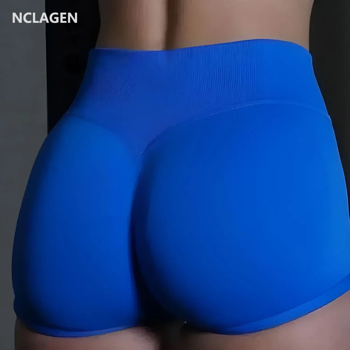 NCLAGEN Seamless Shorts – Figurbetonter Scrunch-Effekt für Gym & Alltag, Nahtloser Sitz & sexy Kurven beim Training
