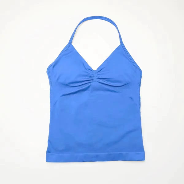NCLAGEN Sexy Yoga & Gym Top – Halter-Design mit schöner Rückenansicht