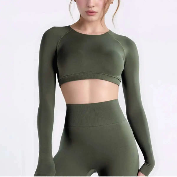 NCLAGEN Fitness Long Sleeve Top – Elegant, sportlich & perfekt fürs Workout. Figurbetont, atmungsaktiv & mit schönem Rücken