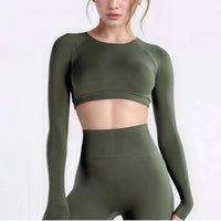 NCLAGEN Fitness Long Sleeve Top – Elegant, sportlich & perfekt fürs Workout. Figurbetont, atmungsaktiv & mit schönem Rücken