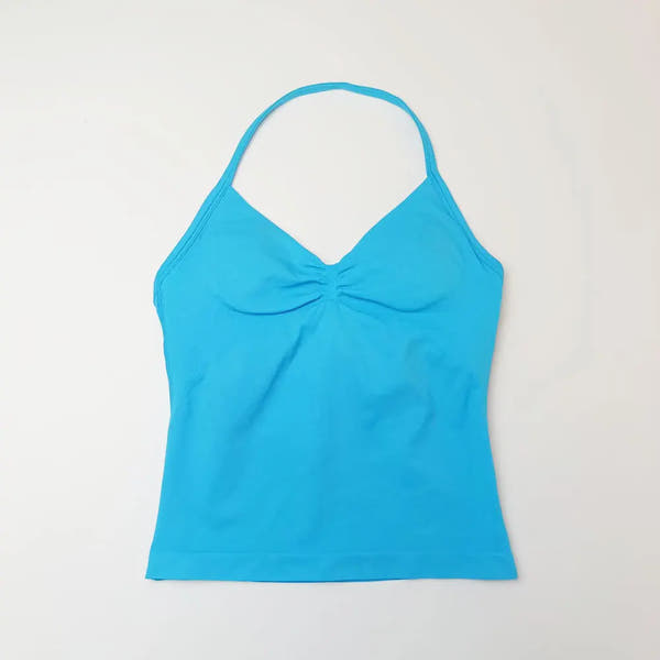 NCLAGEN Sexy Yoga & Gym Top – Halter-Design mit schöner Rückenansicht