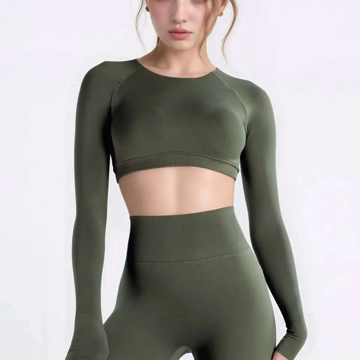 NCLAGEN Fitness Long Sleeve Top – Elegant, sportlich & perfekt fürs Workout. Figurbetont, atmungsaktiv & mit schönem Rücken