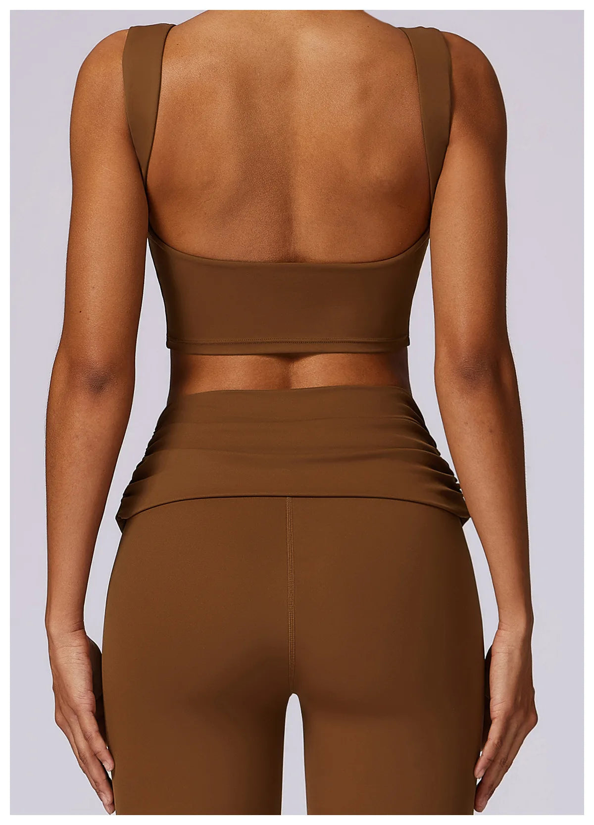 NCLAGEN Fitness Top – Figurbetont, stützend & mit herausnehmbaren Pads. Push-up Effekt & maximaler Halt. Slim Fit Design für Training und Alltag