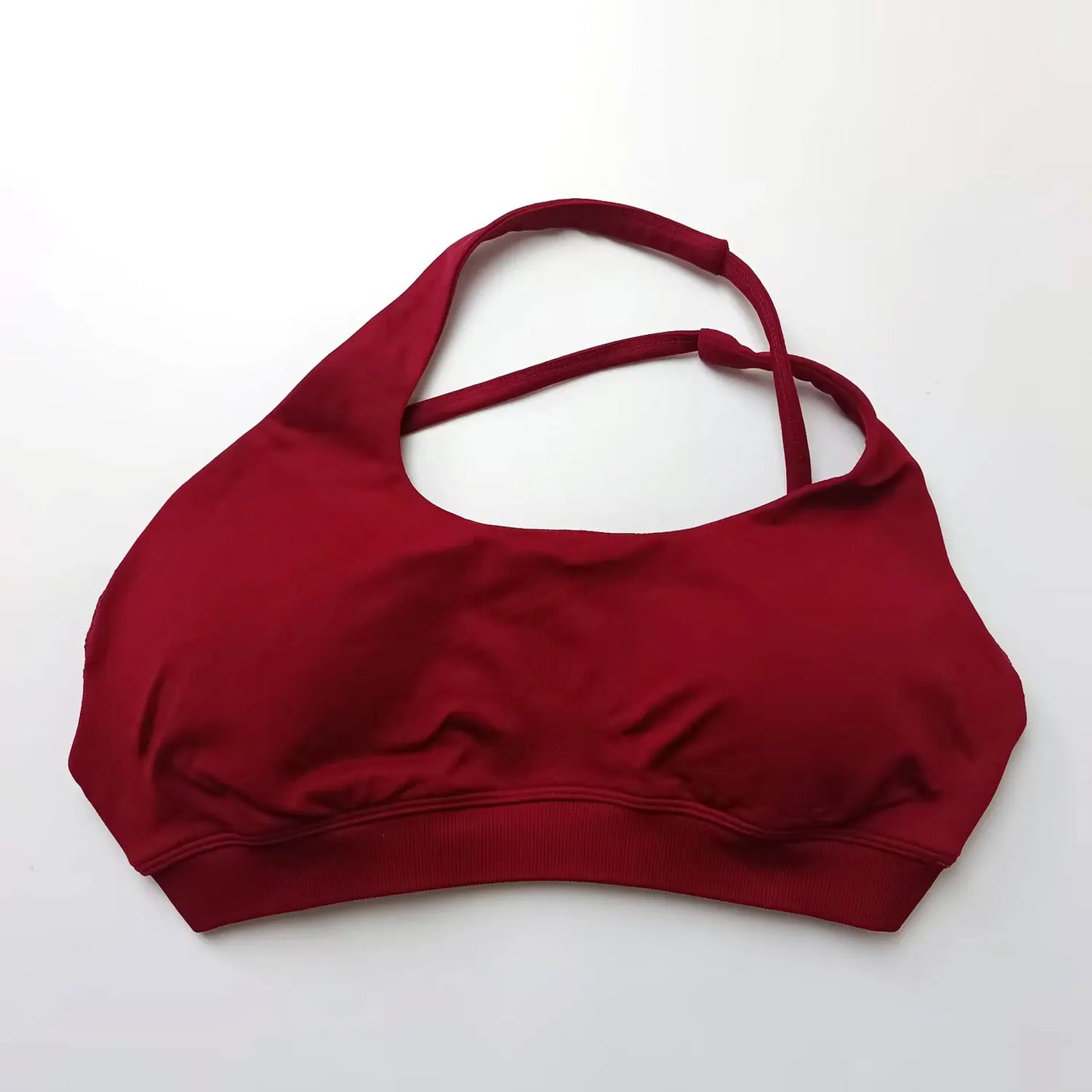 NCLAGEN Active Top – Asymmetrisch, elegant & perfekt fürs Workout. Stylisch, stützend & nahtlos. Rückenausschnitt & maximaler Komfort