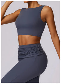 NCLAGEN Fitness Top – Figurbetont, stützend & mit herausnehmbaren Pads. Push-up Effekt & maximaler Halt. Slim Fit Design für Training und Alltag