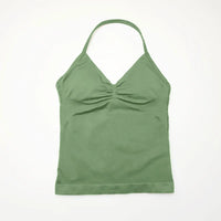 NCLAGEN Sexy Yoga & Gym Top – Halter-Design mit schöner Rückenansicht