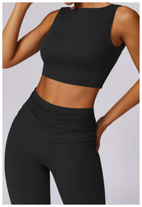 NCLAGEN Fitness Top – Figurbetont, stützend & mit herausnehmbaren Pads. Push-up Effekt & maximaler Halt. Slim Fit Design für Training und Alltag