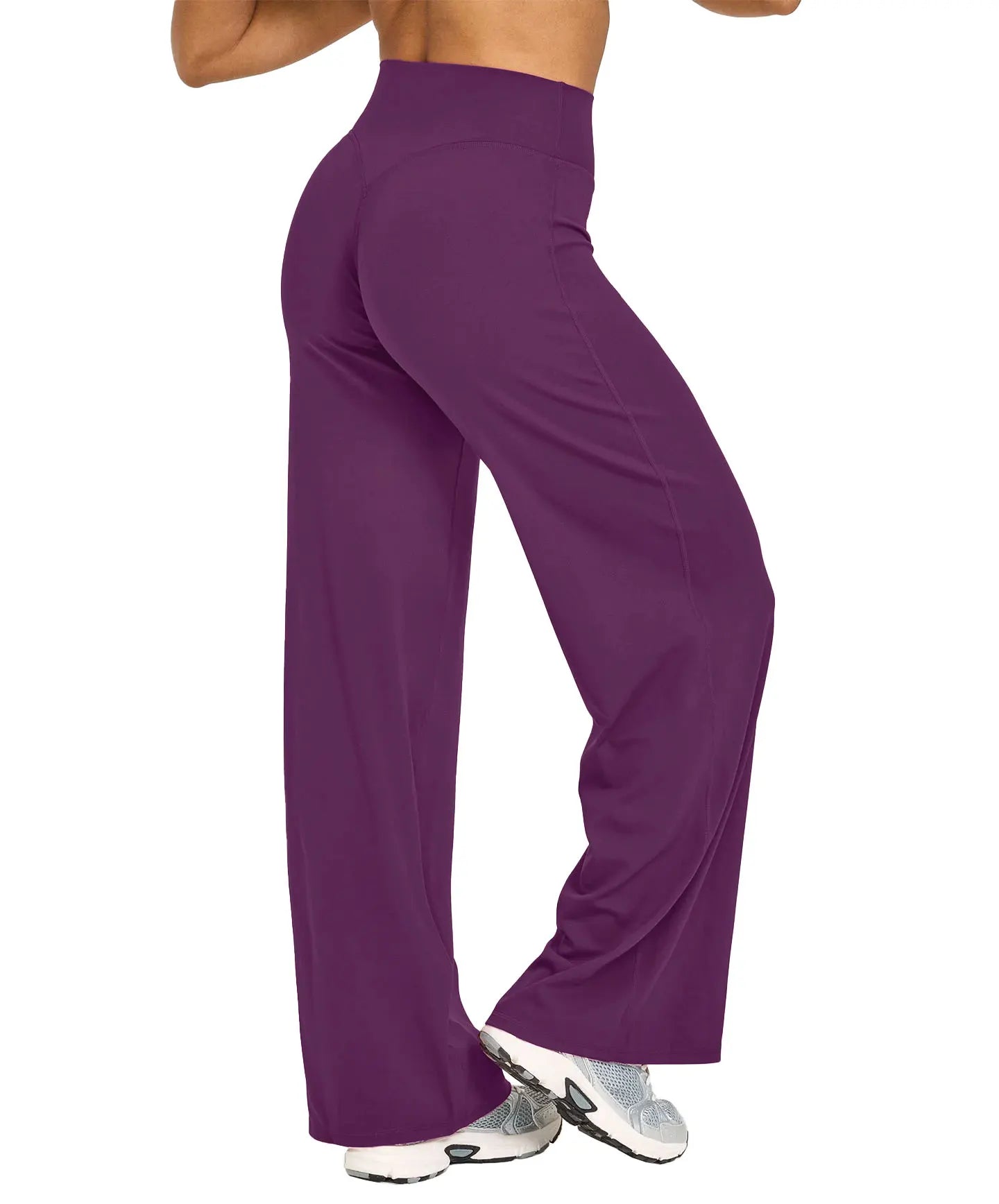 NCLAGEN Straight-Leg Sporthose, Naked Feel Design für Pilates, Running & Gym, Weich, Mid-Waist & perfekt für Training & Alltag