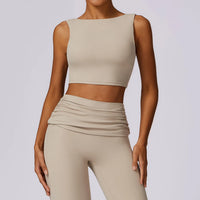 NCLAGEN Fitness Top – Figurbetont, stützend & mit herausnehmbaren Pads. Push-up Effekt & maximaler Halt. Slim Fit Design für Training und Alltag