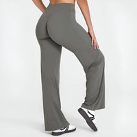 NCLAGEN Straight-Leg Sporthose, Naked Feel Design für Pilates, Running & Gym, Weich, Mid-Waist & perfekt für Training & Alltag