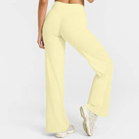 NCLAGEN Straight-Leg Sporthose, Naked Feel Design für Pilates, Running & Gym, Weich, Mid-Waist & perfekt für Training & Alltag