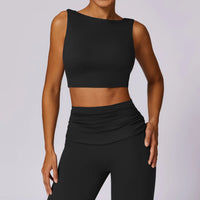 NCLAGEN Fitness Top – Figurbetont, stützend & mit herausnehmbaren Pads. Push-up Effekt & maximaler Halt. Slim Fit Design für Training und Alltag