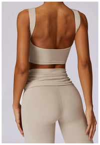NCLAGEN Fitness Top – Figurbetont, stützend & mit herausnehmbaren Pads. Push-up Effekt & maximaler Halt. Slim Fit Design für Training und Alltag