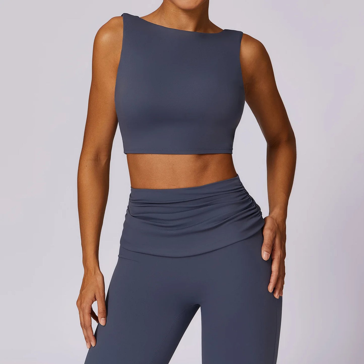 NCLAGEN Fitness Top – Figurbetont, stützend & mit herausnehmbaren Pads. Push-up Effekt & maximaler Halt. Slim Fit Design für Training und Alltag