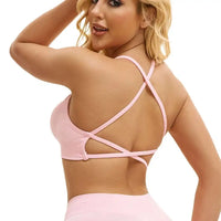 NCLAGEN Fitness Bra – Push-up Effekt & bequemer Cross-Back Style. Stylisch, stützend & perfekt fürs Workout