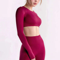 NCLAGEN Fitness Long Sleeve Top – Elegant, sportlich & perfekt fürs Workout. Figurbetont, atmungsaktiv & mit schönem Rücken