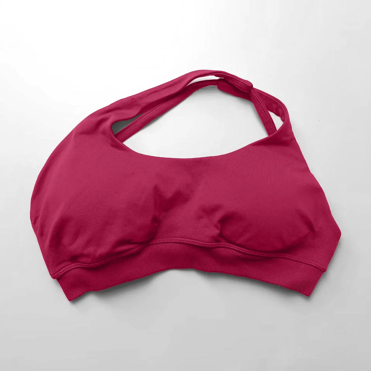 NCLAGEN Active Top – Asymmetrisch, elegant & perfekt fürs Workout. Stylisch, stützend & nahtlos. Rückenausschnitt & maximaler Komfort