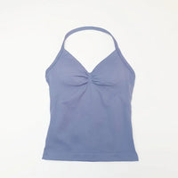 NCLAGEN Sexy Yoga & Gym Top – Halter-Design mit schöner Rückenansicht